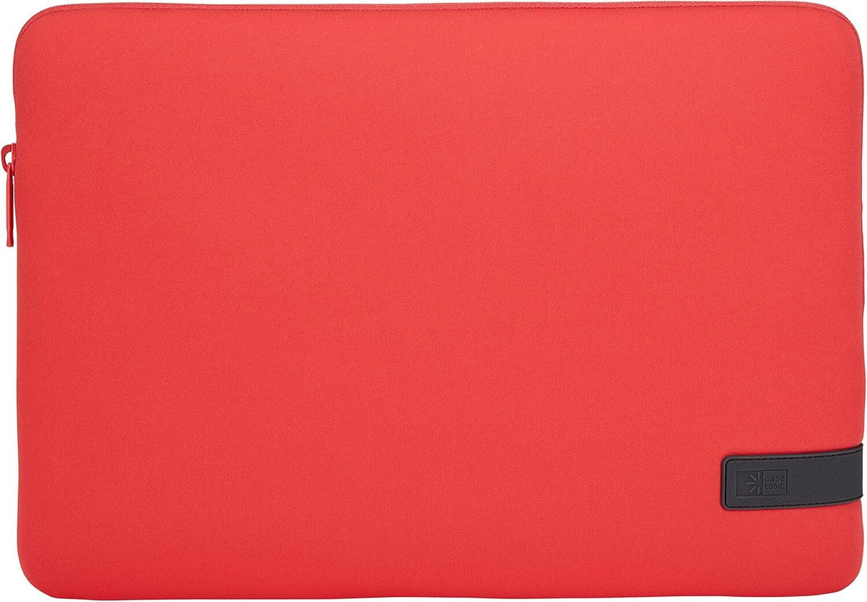 Case Logic Slim Reflect 13.3" Computer Laptop Sleeve - Pop Rock Red (Memory Foam Protection)