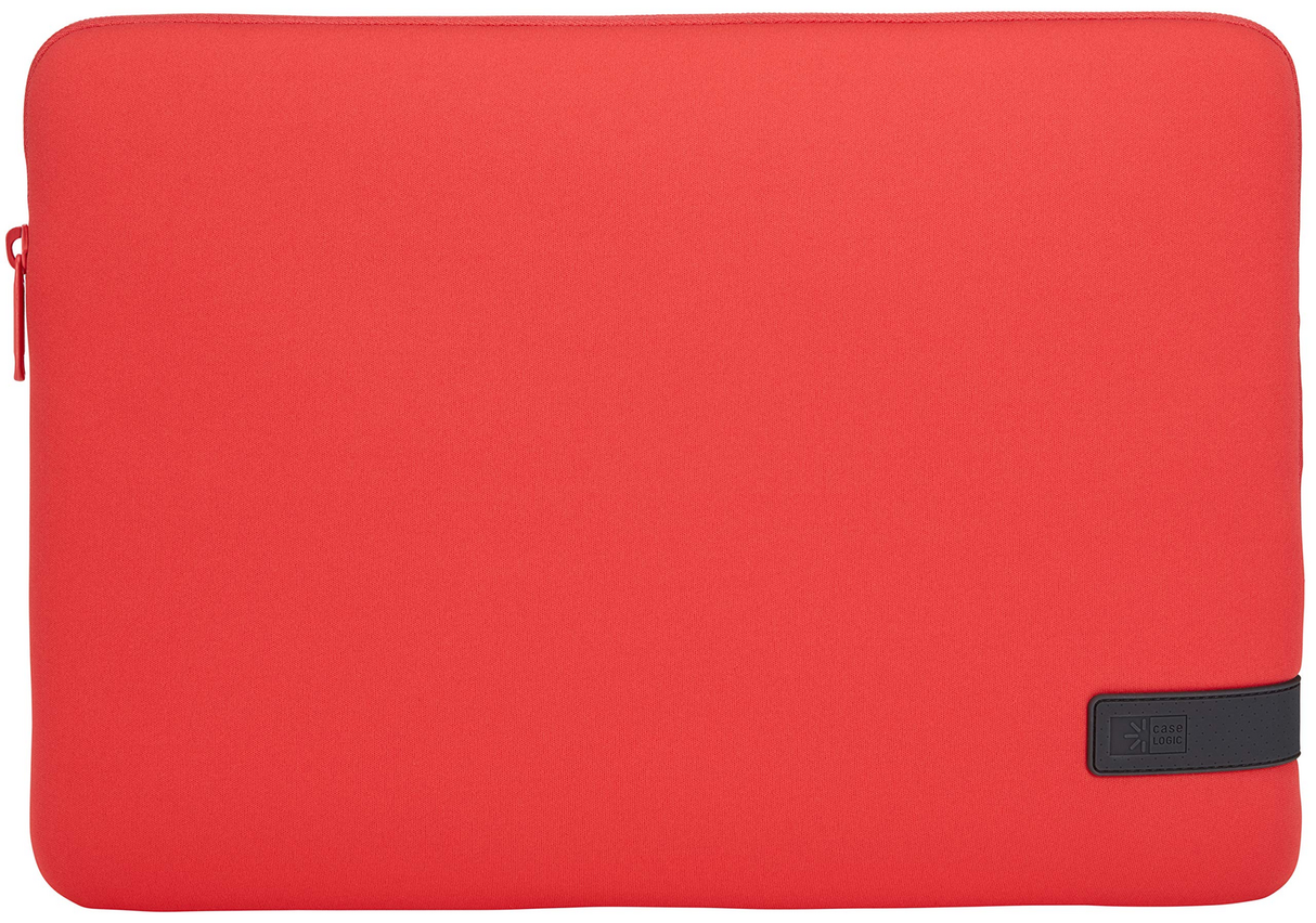 Case Logic Slim Reflect 15.6" Computer Laptop Sleeve - Pop Rock Red (Memory Foam Protection)