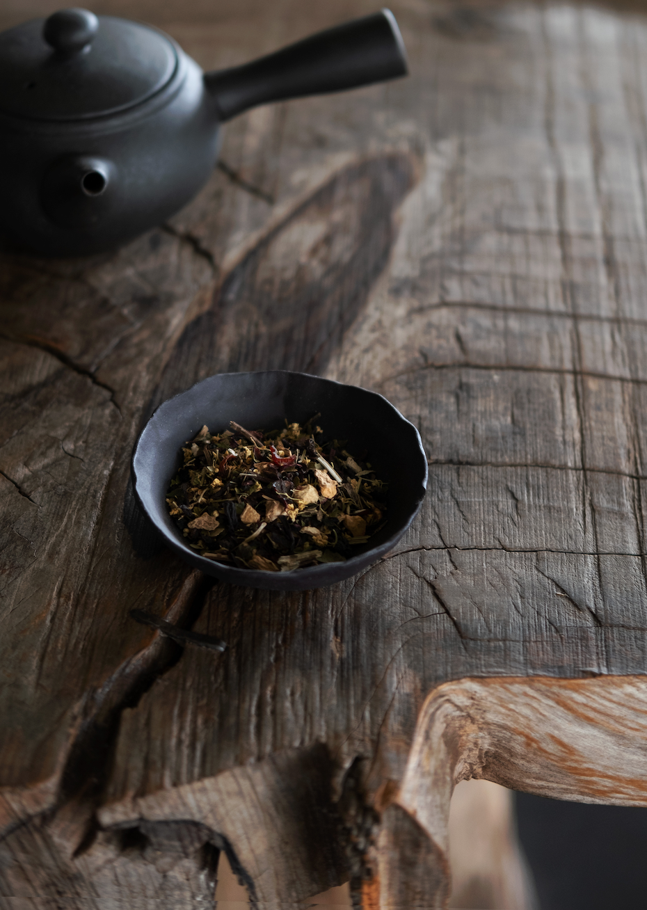 TeaGood Restore Organic Loose Leaf Tea Immunity & Anti-Inflammatory Blend - 55g in Glass Jar