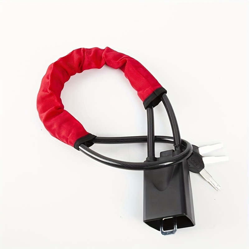 Premium Anti-Theft Car Steering Wheel Lock with Reinforced Steel Cable and Class B Cylinder
