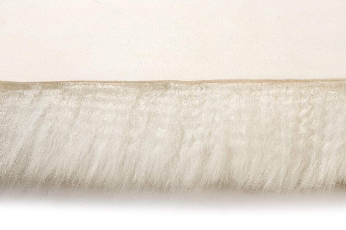 Australian Sheepskin Rug - Genuine Lambskin Rug - Long Wool & Fluffy - White