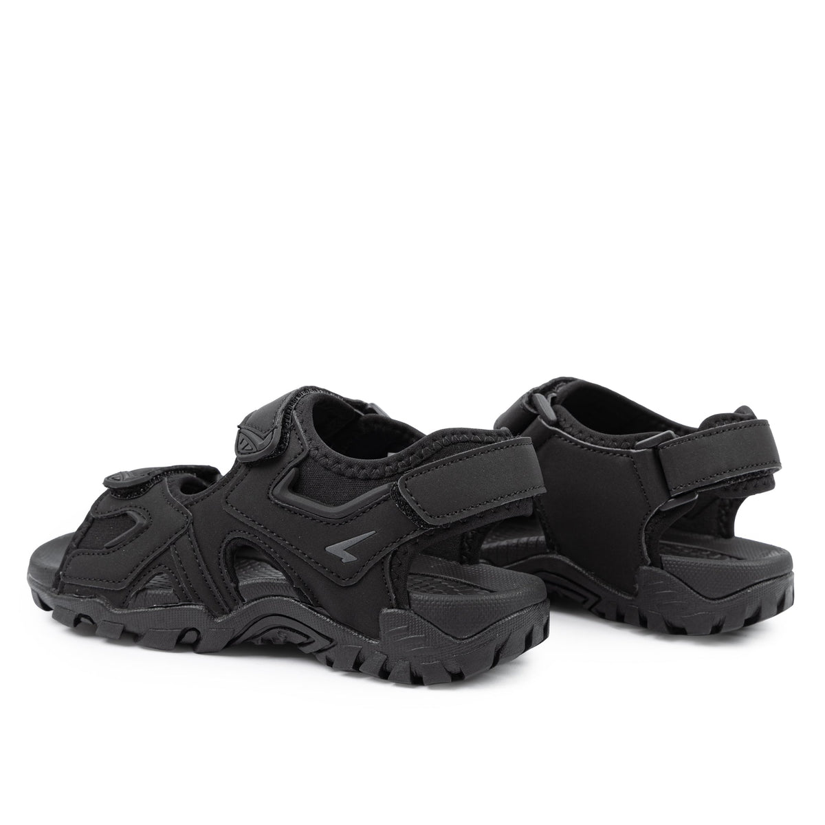 Sfida Rock Mens Adjustable Outdoor Sandals - Black/Black (Sports Sandals)