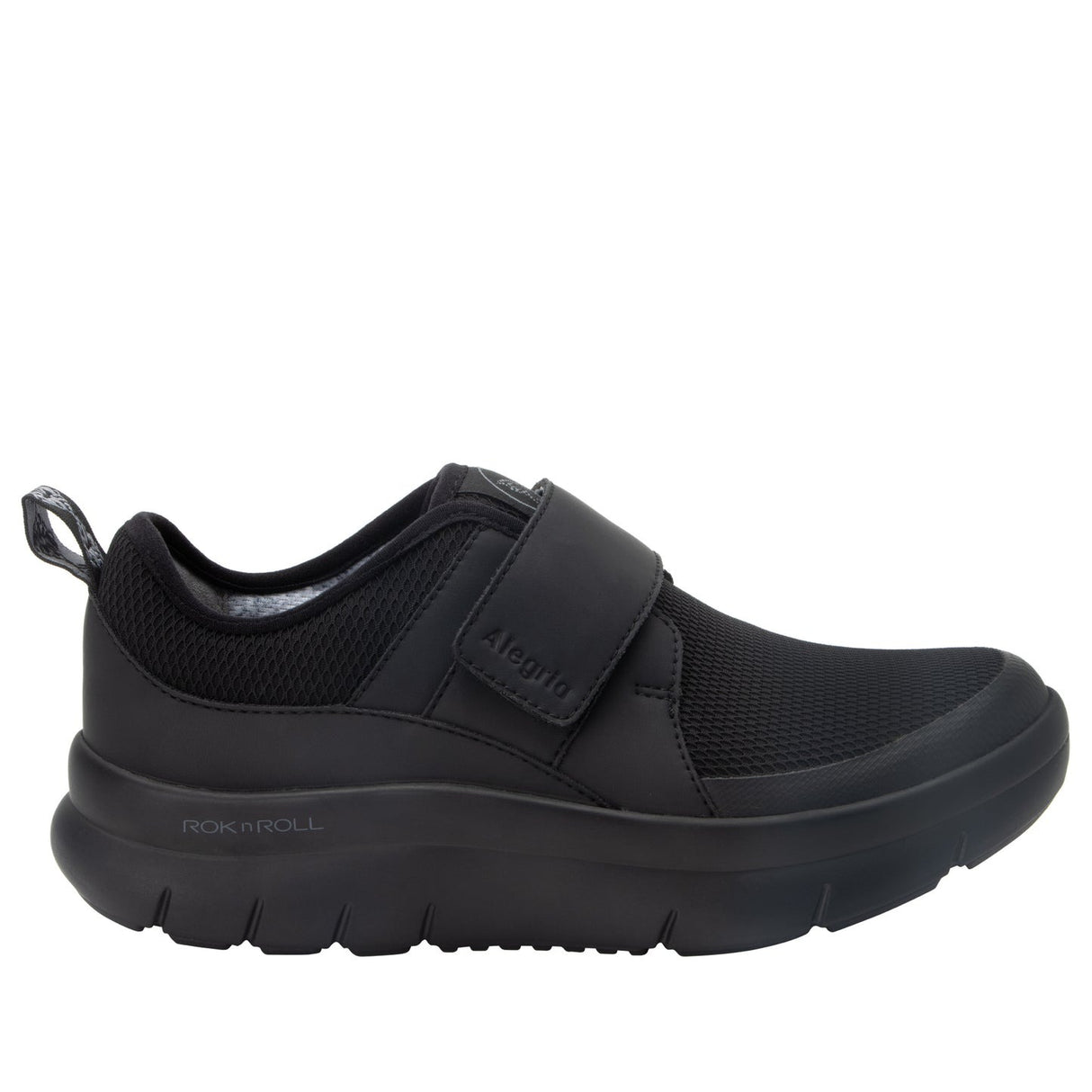 Alegria Womens Shoes Double Trouble Mesh Sneakers w/ Strap in Black