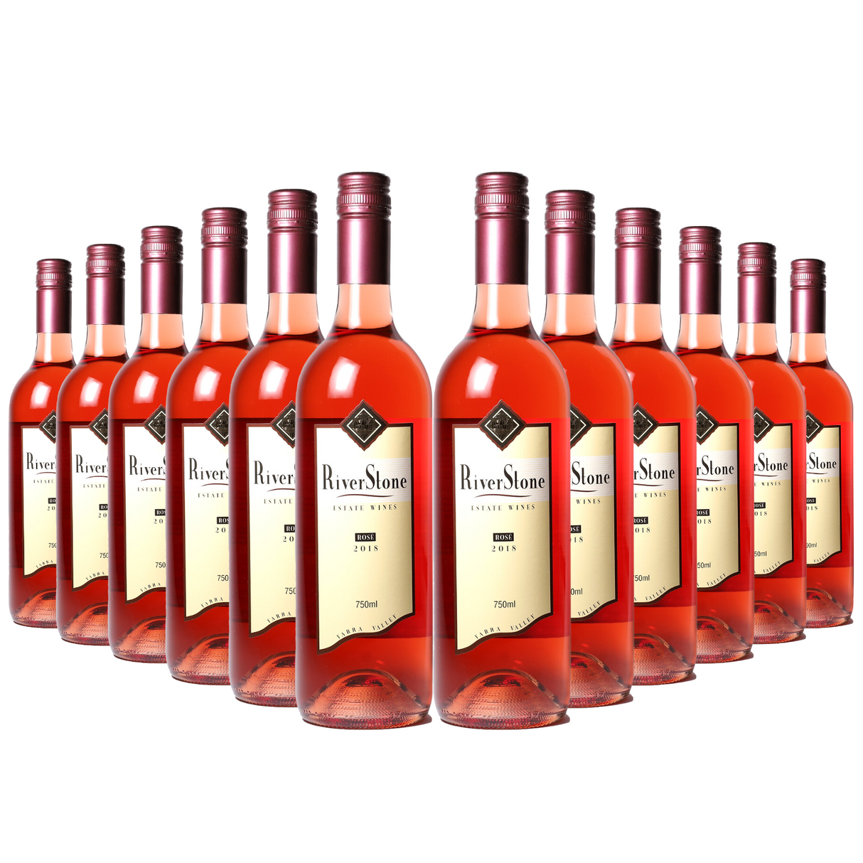 12x 2018 Riverstone Estate Rosé Wine Yarra Valley - 750ml Bottle