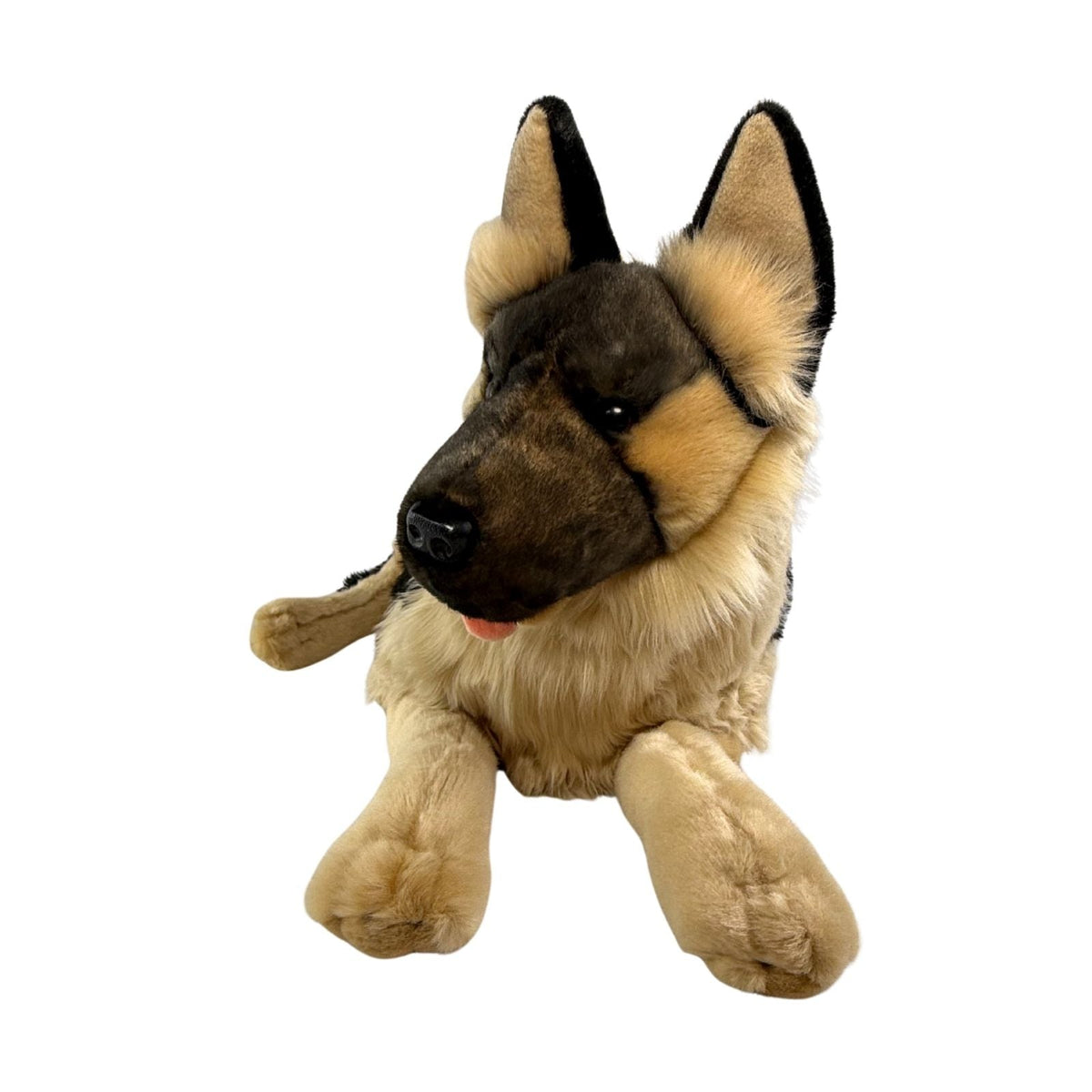 Bocchetta Ranger 64cm German Shepherd with Satin Pocket Plush Toy (Realistic Stuffed Animal Dog Gift)