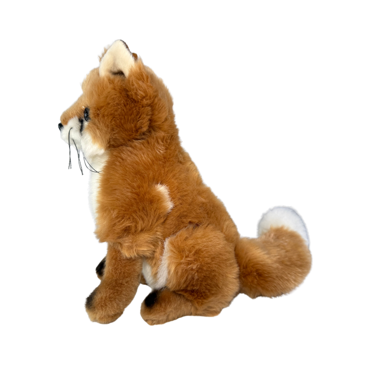 Bocchetta Reynard 24cm Sitting Fox Plush Toy (Realistic Stuffed Animal Wildlife Gift)