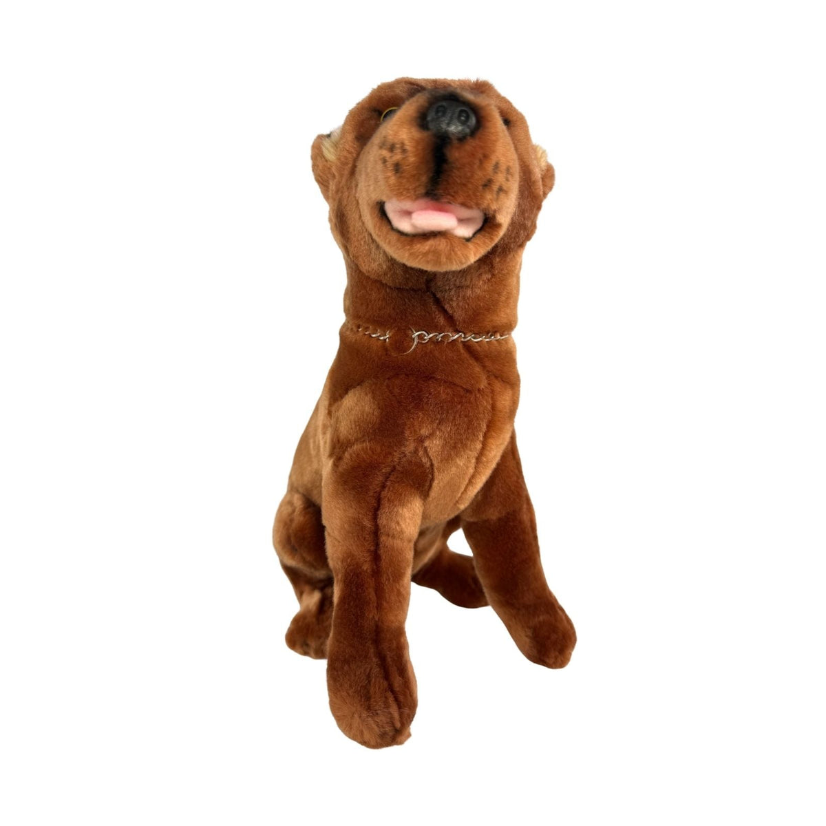 Bocchetta Ruby 28cm Sitting Kelpie Plush Toy - Red (Australian Stuffed Animal Dog Gift)