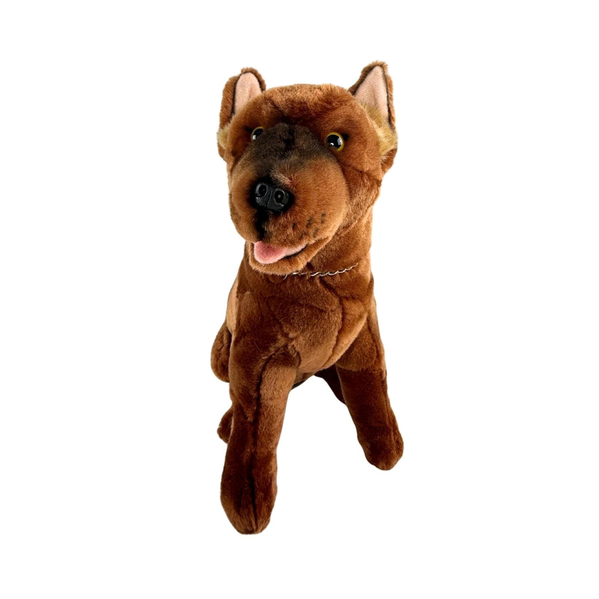 Bocchetta Ruby 28cm Sitting Kelpie Plush Toy - Red (Australian Stuffed Animal Dog Gift)