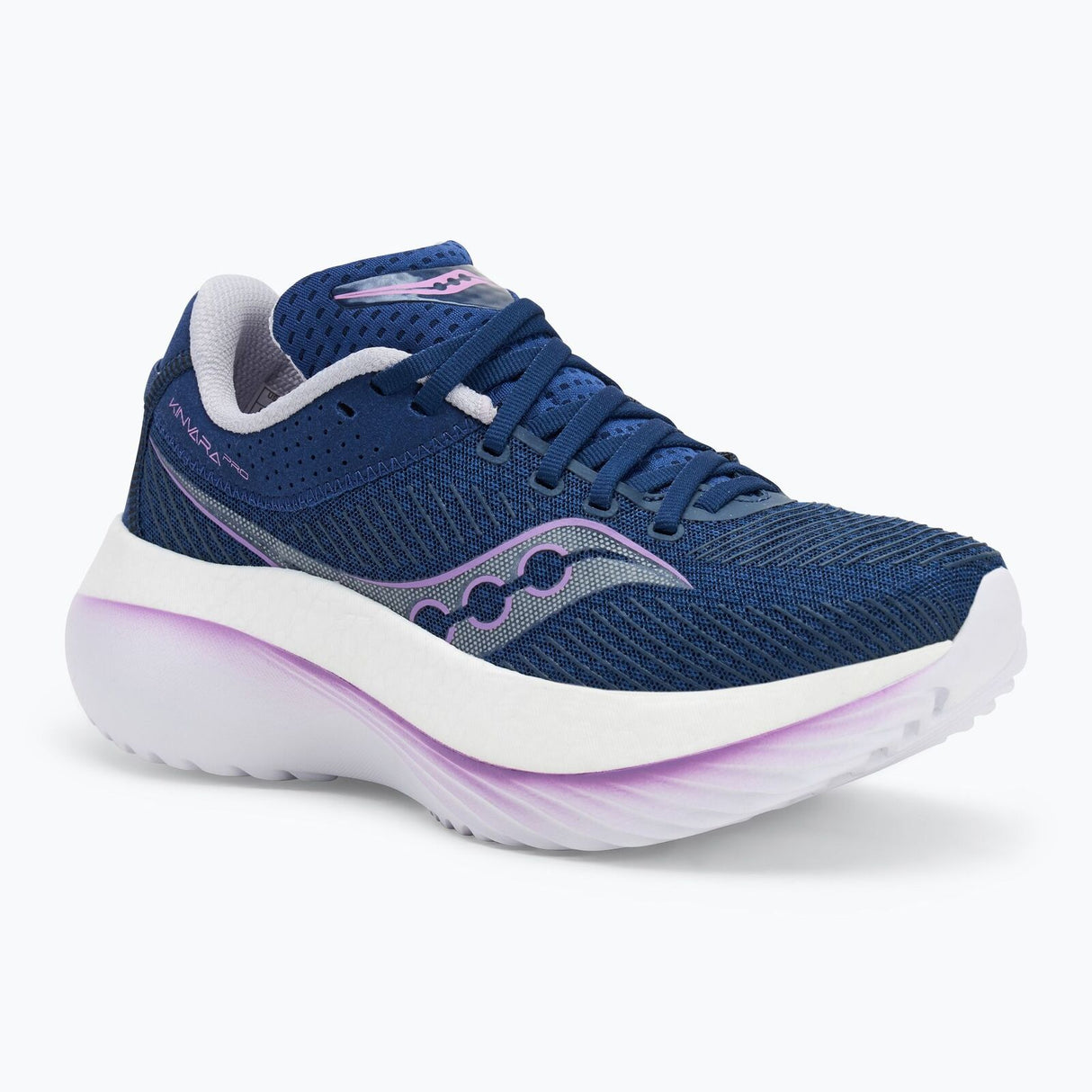 Saucony Womens Running Shoes Kinvara Pro in Indigo / Mauve - Size 6.5