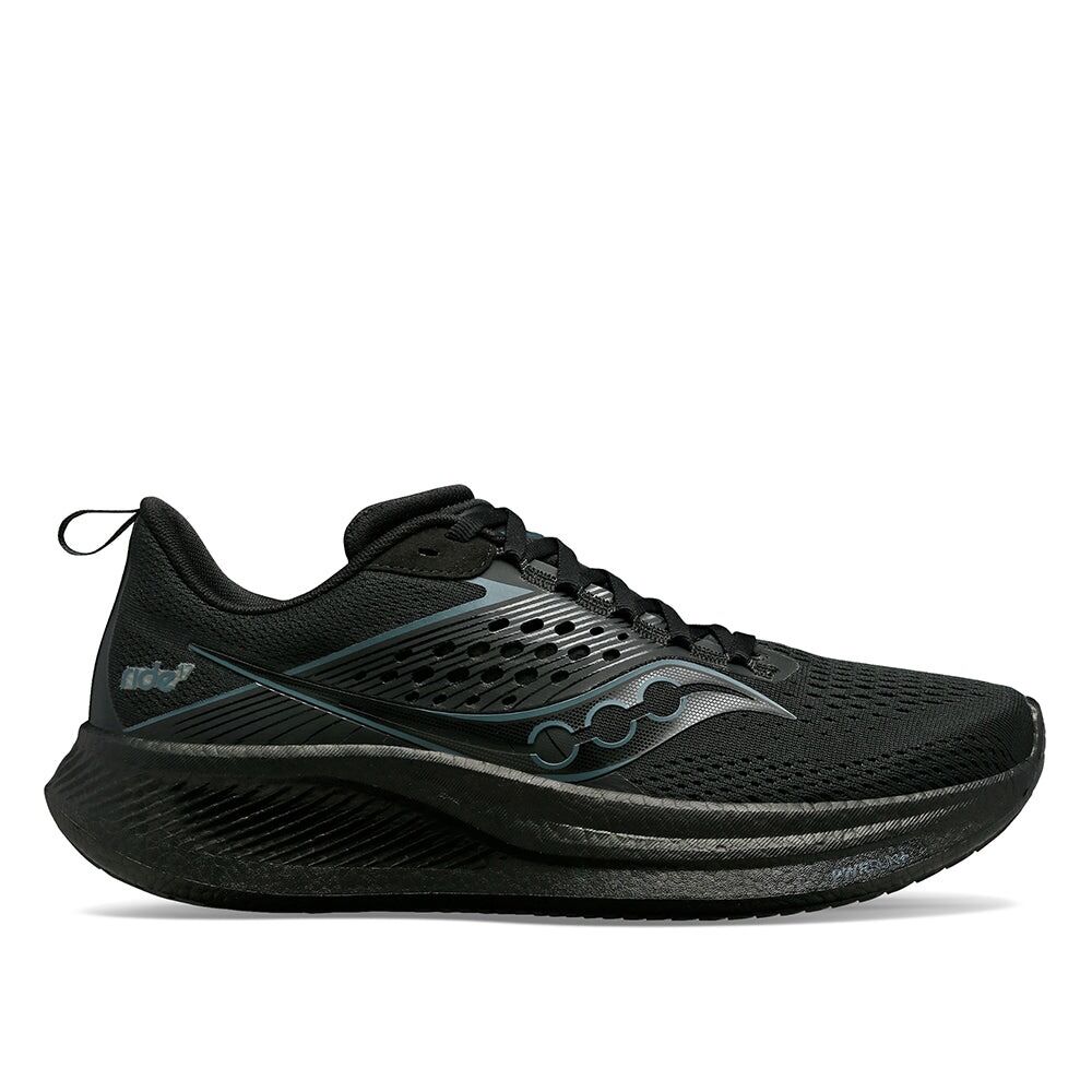 Saucony Women's Ride 17 Running Sneakers Shoes - Triple Black