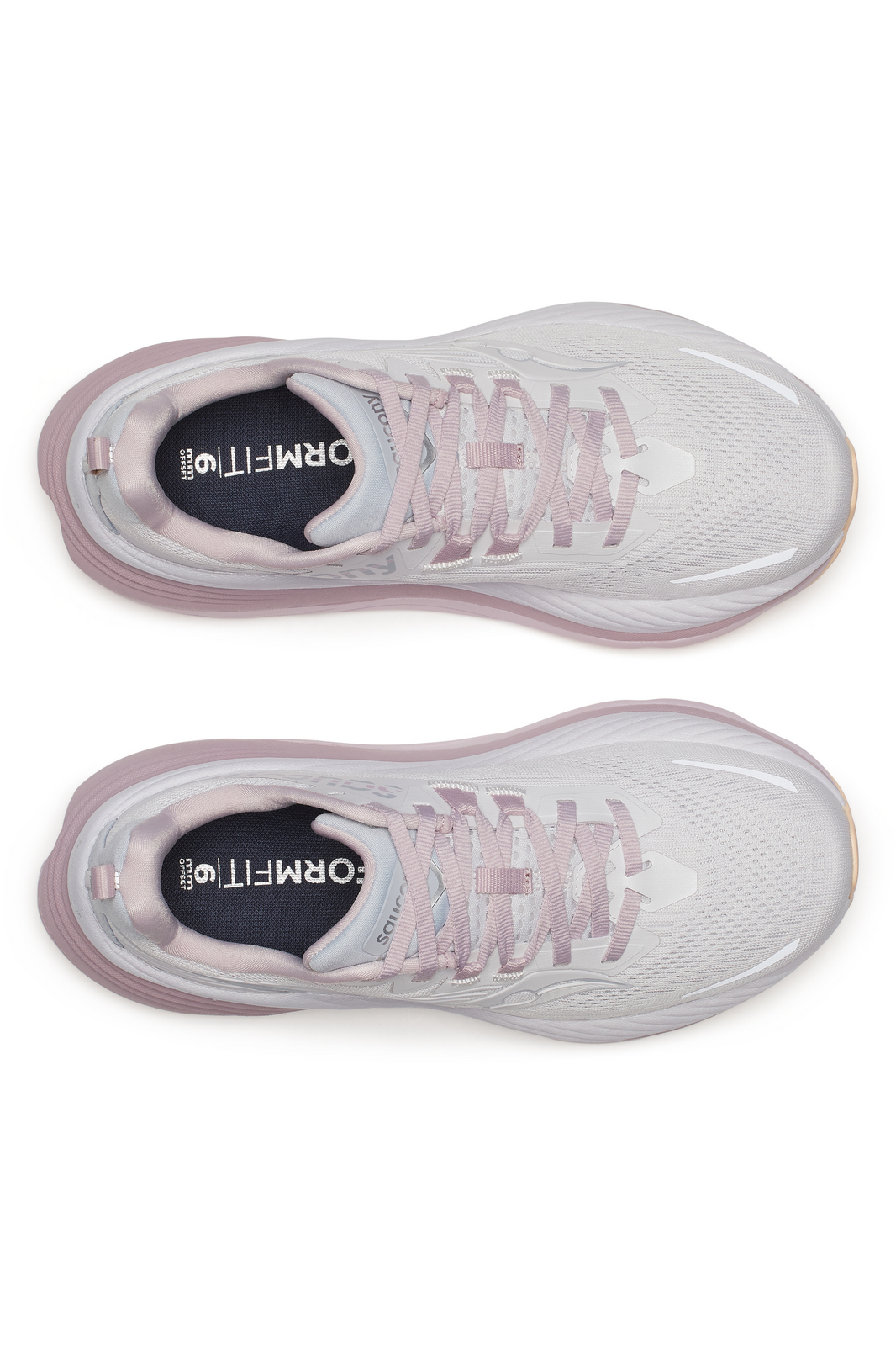 Saucony Womens Hurricane 24 Sneakers Shoes Running Runners in Cloud/Bloom