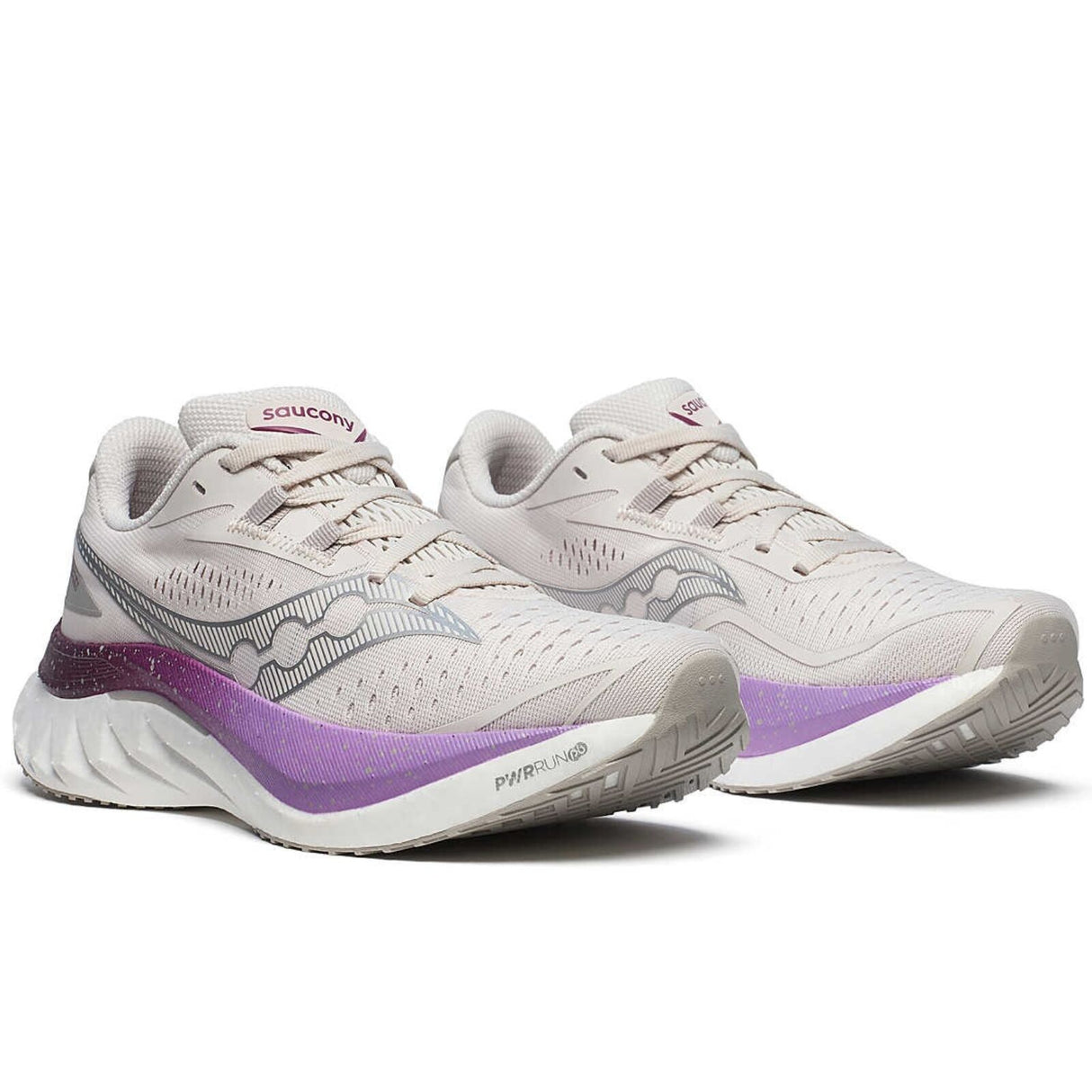 Womens Saucony Endorphin Speed 4 in Moon/Plum Sneakers Shoes - Size 7