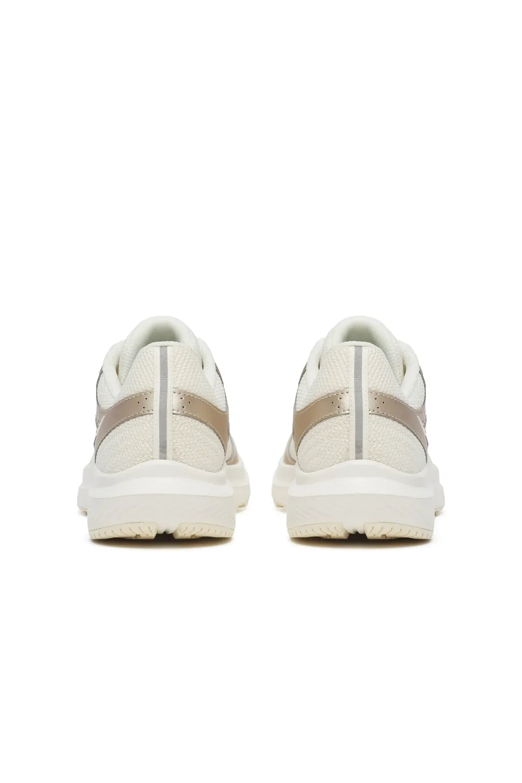 Saucony Womens Cohesion 17 Sneakers Shoes Runners in Almond/Peel