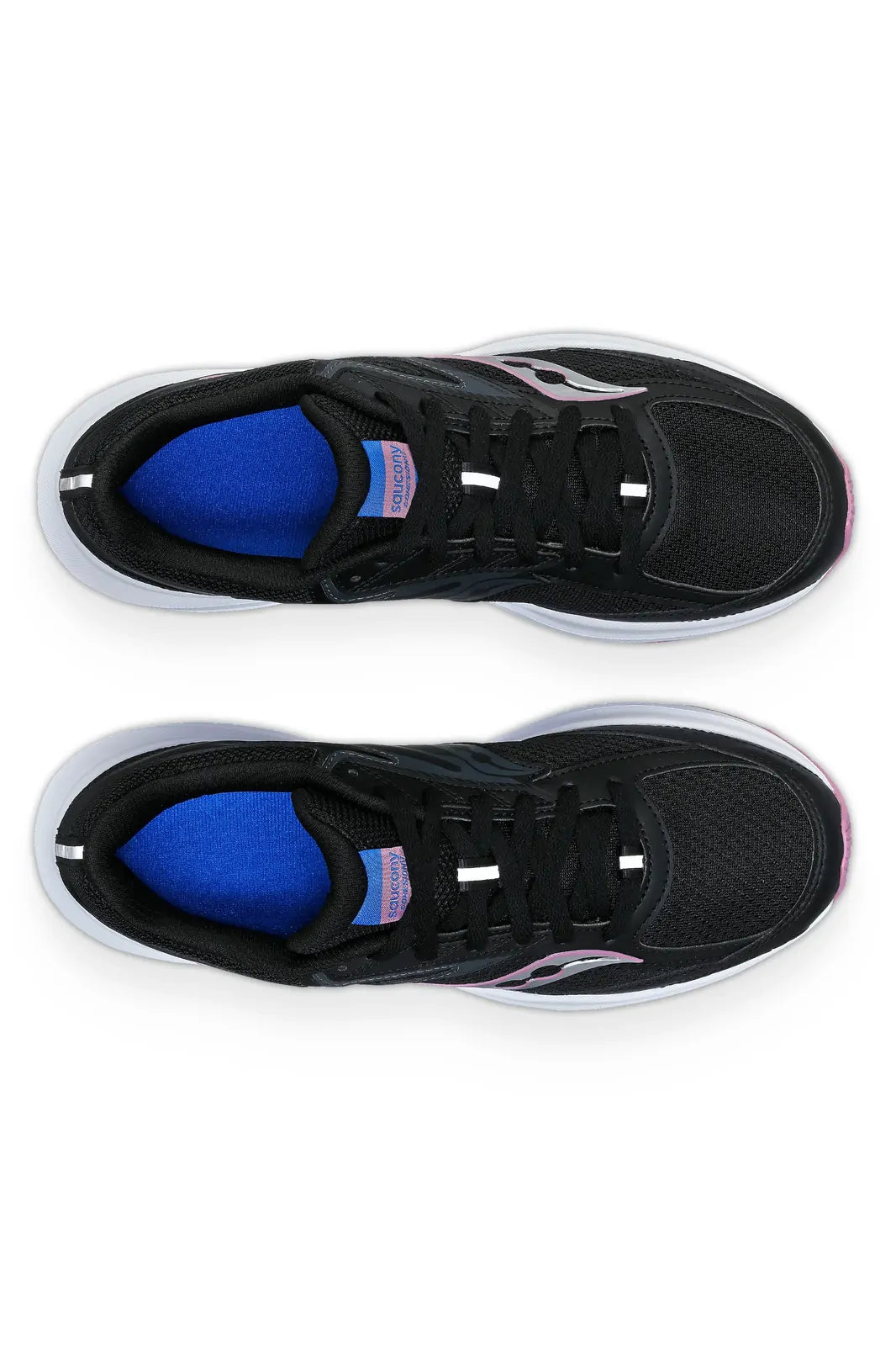 Saucony Womens Cohesion 17 Wide Shoes Sneakers Runners in Blue Depth