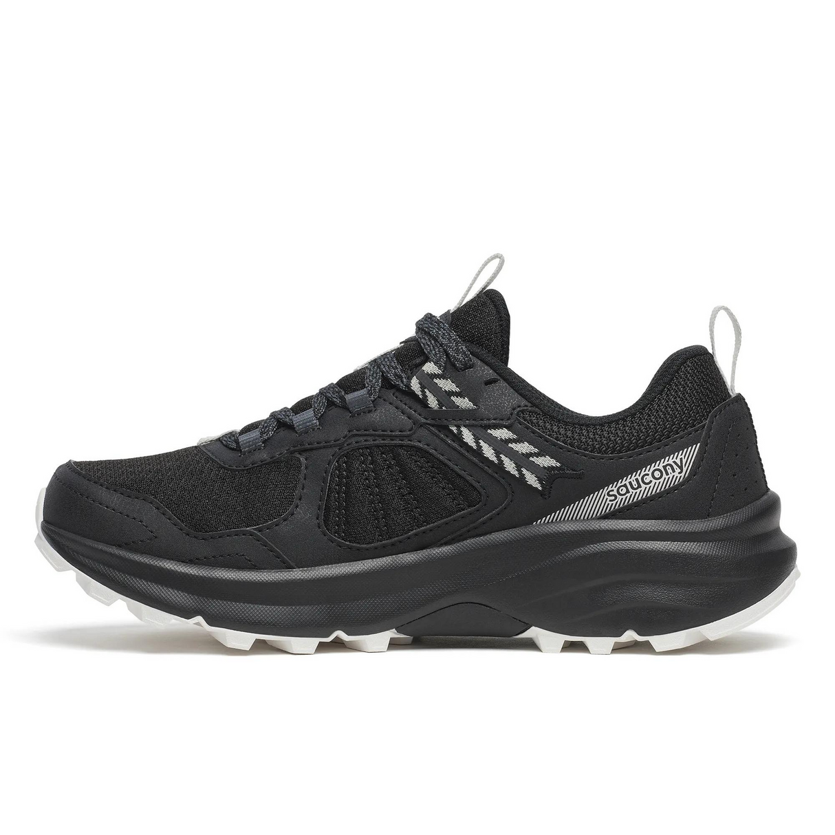 Saucony Excursion TR17 Womens Wide Trail Running Shoes - Black/White (Sneakers/Runners)