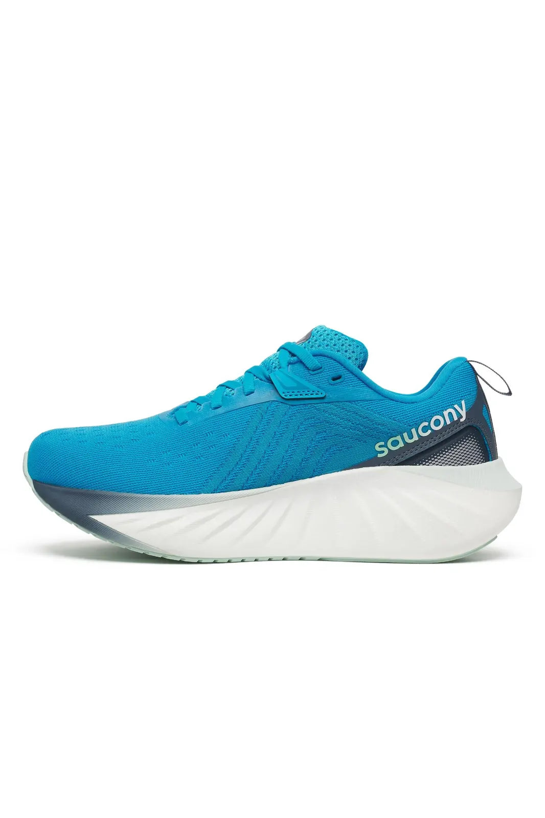 Saucony Womens Triumph 22 Sneakers Shoes in Vizi Blue/Dusk