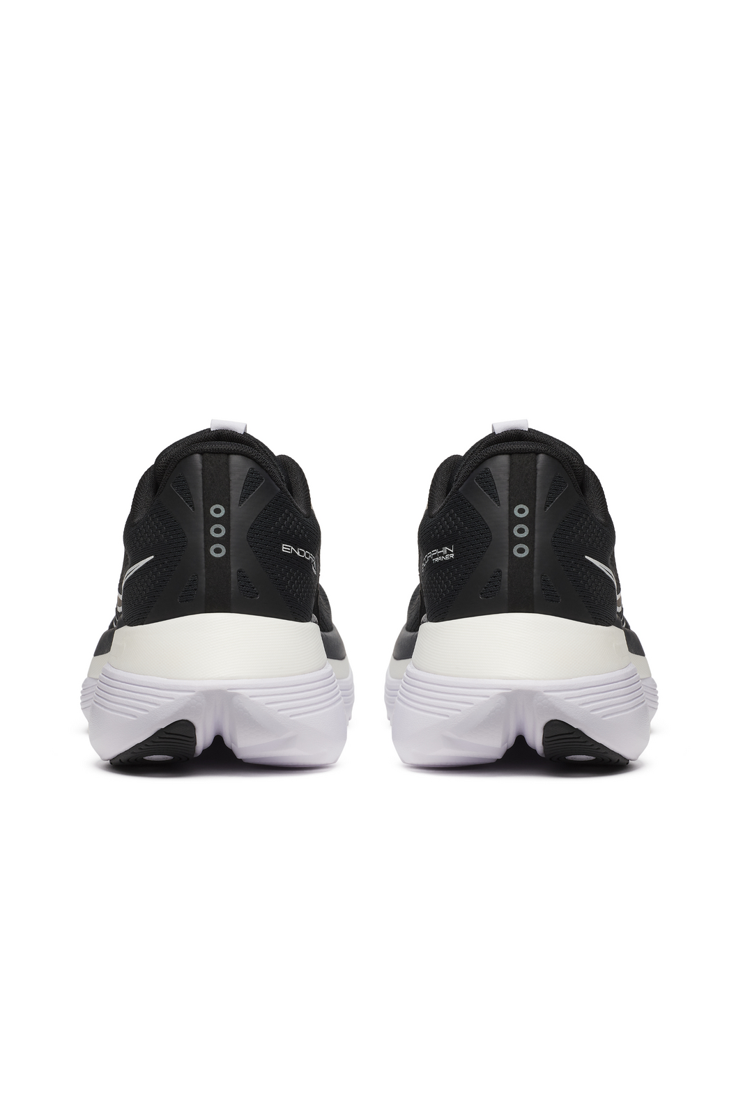 Saucony Womens Endorphin Trainers Sneakers Shoes Runners in Black/White