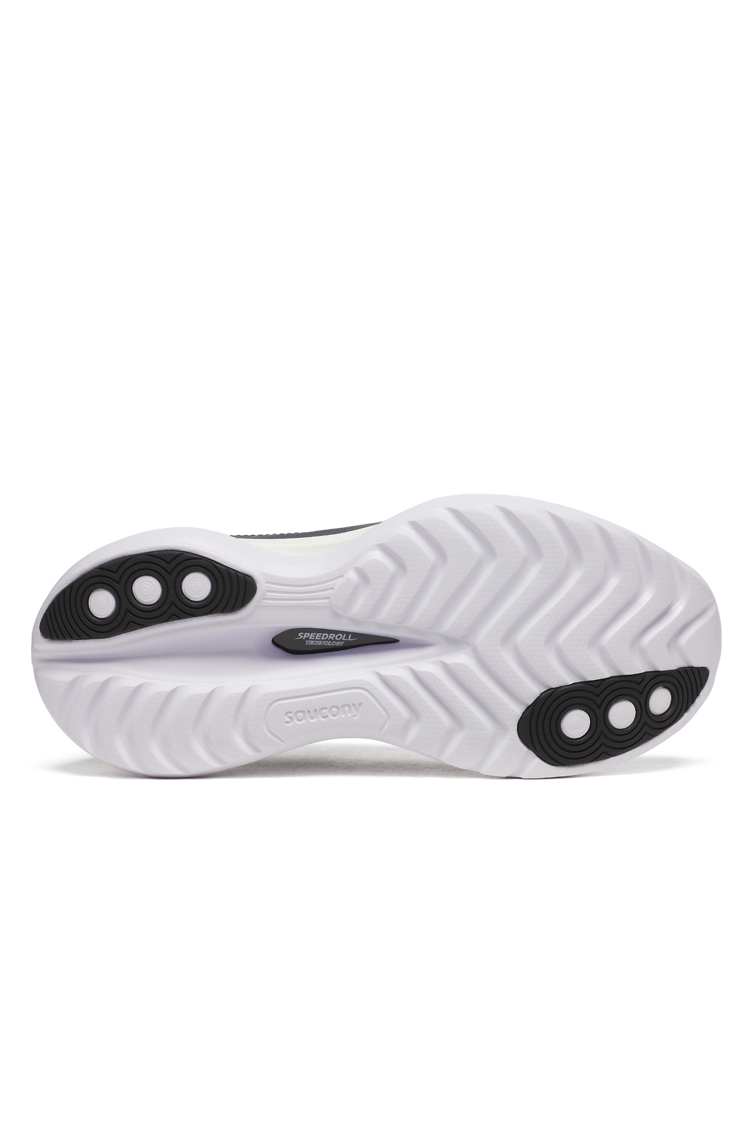 Saucony Womens Endorphin Trainers Sneakers Shoes Runners in Black/White