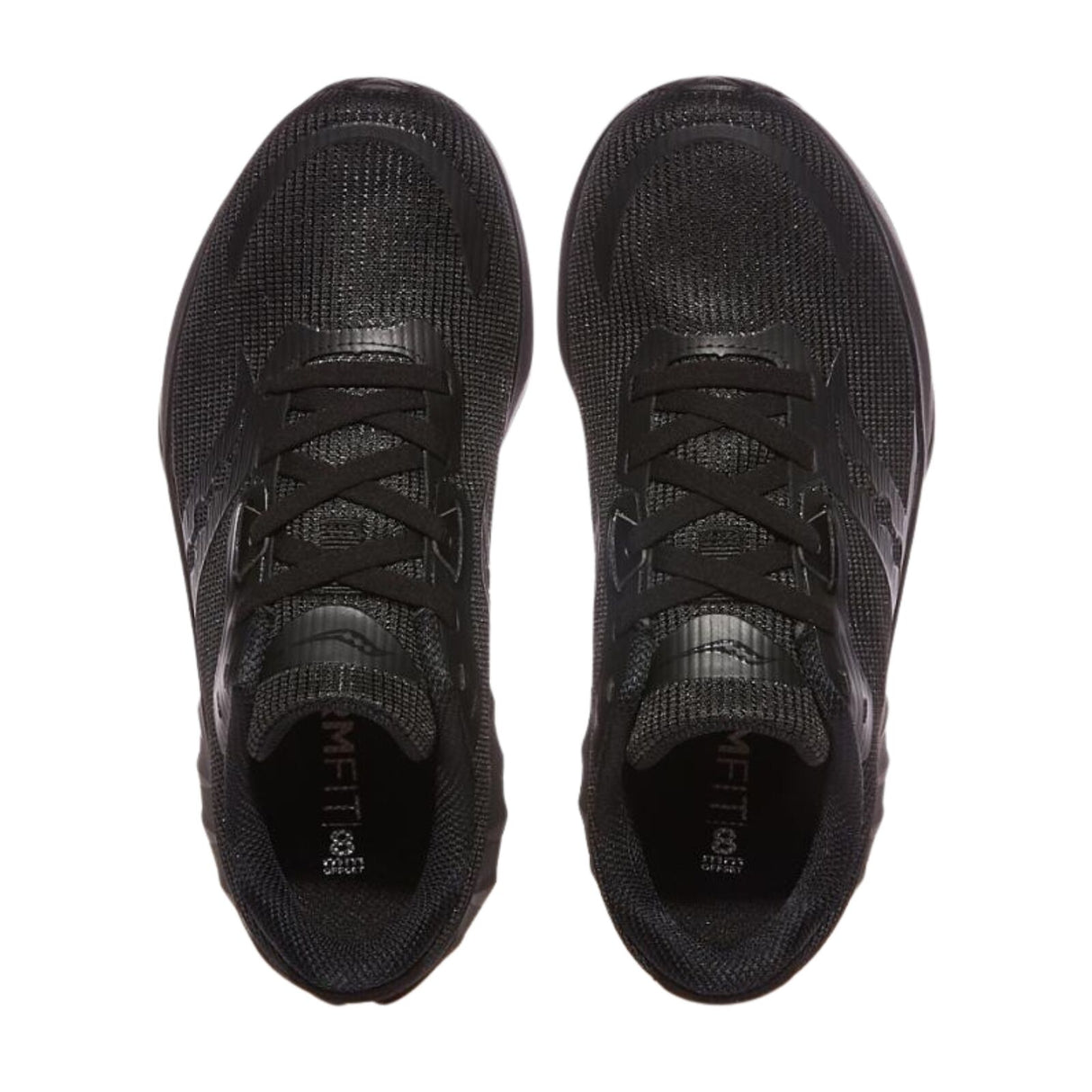 Saucony Womens Tide 2 Running Shoes Sneakers Runners - Triple Black