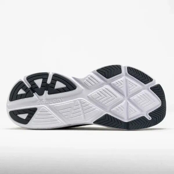 Wide Saucony Guide 17 Mens Running Shoes Stability Support - Black White