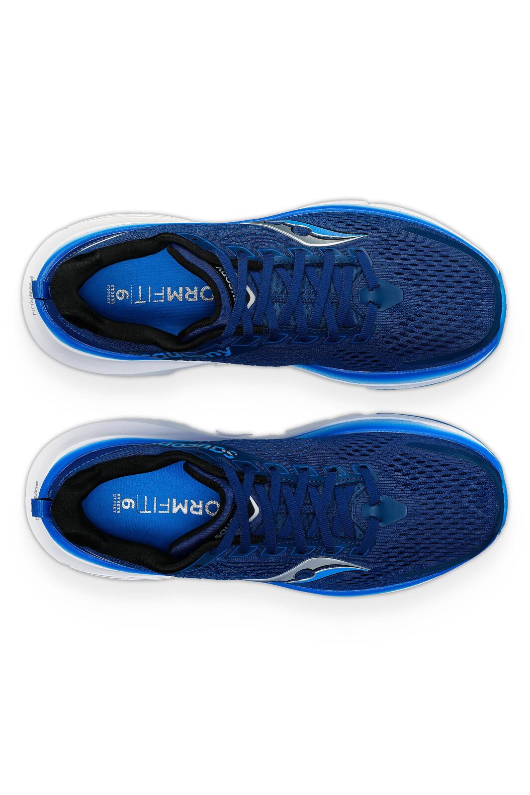 Saucony Mens Guide 17 Sneakers Shoes (2E) Wide Runners in Navy/Cobalt