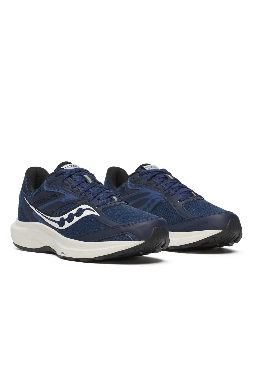 Saucony Mens Cohesion 17 Running Shoe Sneakers in Navy/White