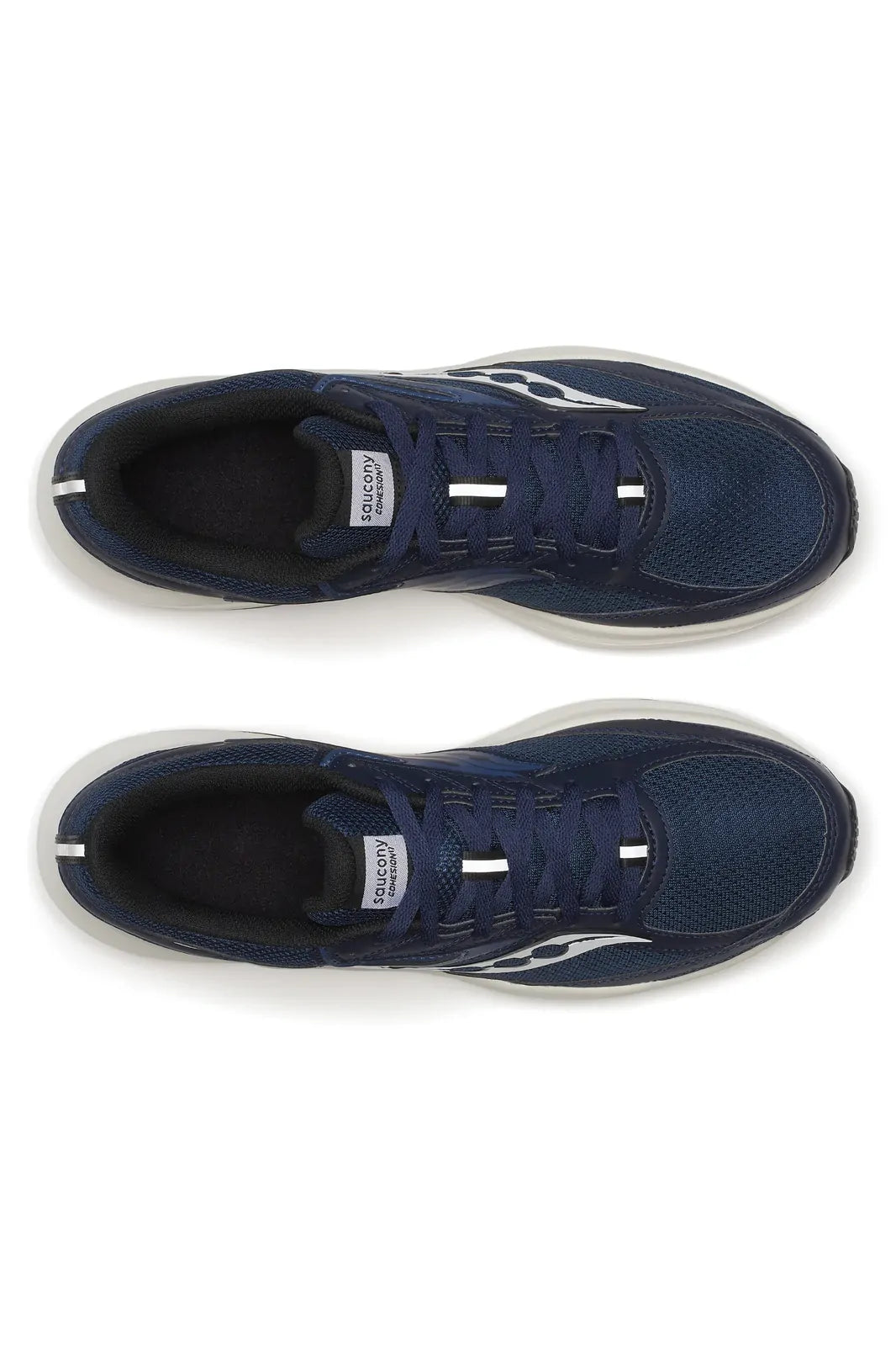 Saucony Mens Cohesion 17 Running Shoe Sneakers in Navy/White