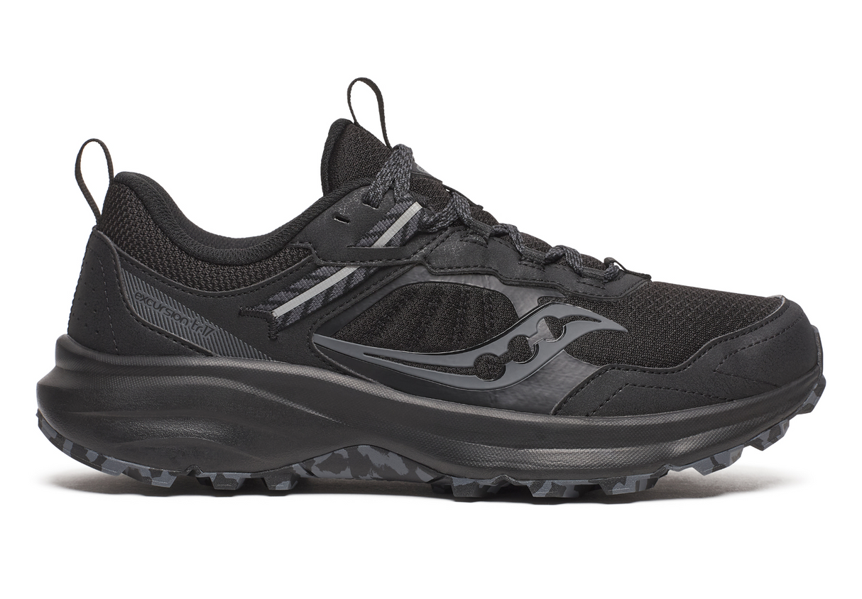 Saucony Excursion TR17 Mens Wide Trail Running Shoes - Triple Black (Sneakers/Runners)