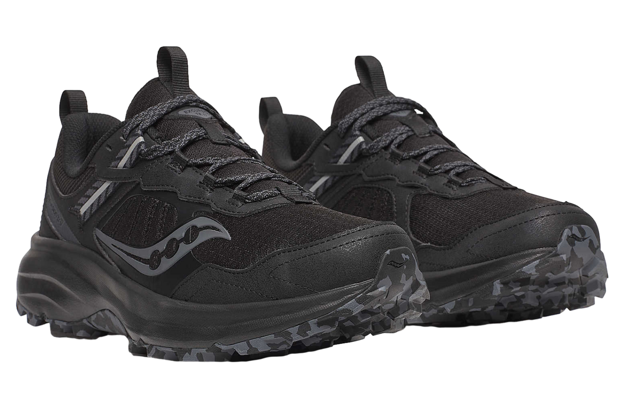 Saucony Excursion TR17 Mens Wide Trail Running Shoes - Triple Black (Sneakers/Runners)