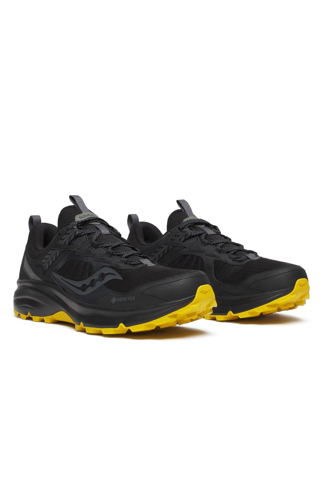 Saucony Excursion TR17 GTX Mens Gore-Tex Trail Running Shoes - Black/Oak (Sneakers/Runners)