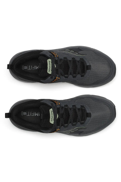 Saucony Mens Excursion TR 17 GoreTex Waterproof Shoes Runners Sneakers in Shadow/Black