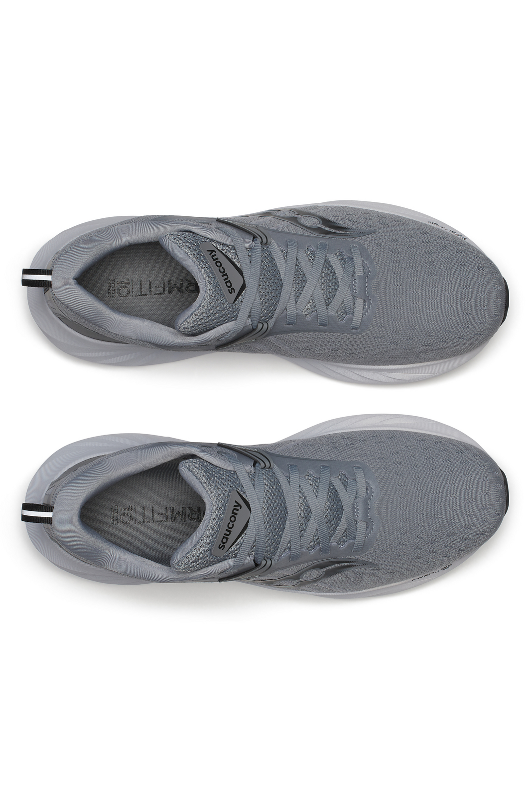 Saucony Mens Triumph 22 (2E Width) Shoes Sneakers Running Runners in Flint/Black