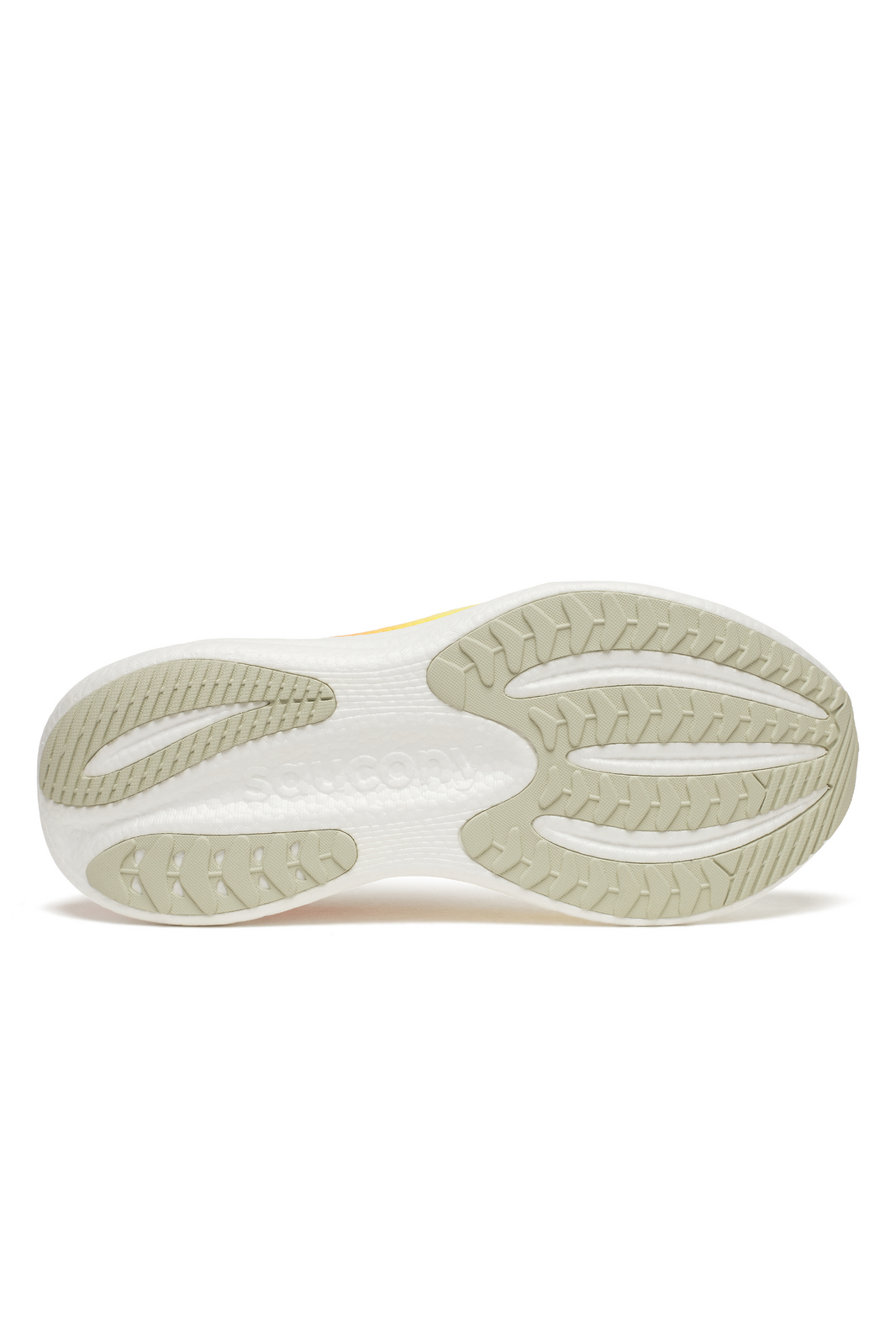 Saucony Mens Triumph 23 Sneakers Runners Running Shoes in Ivory/Fire