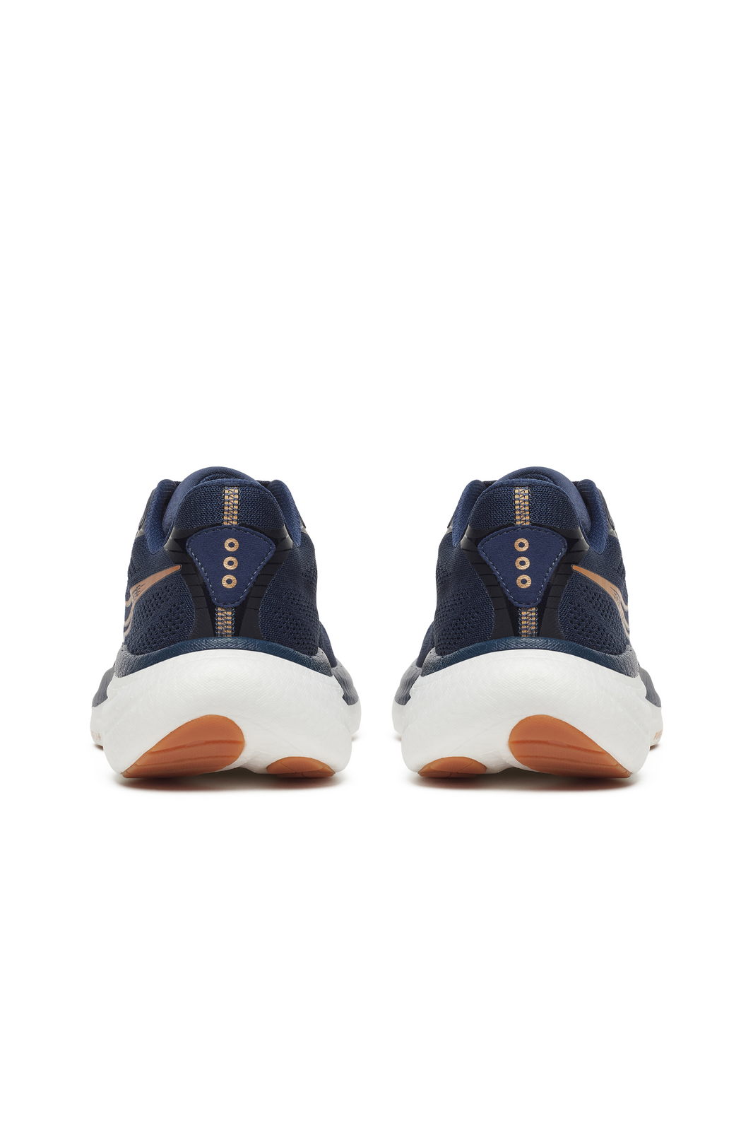 Saucony Mens Ride 19 Sneakers Shoes Running Runners in Navy/Gum