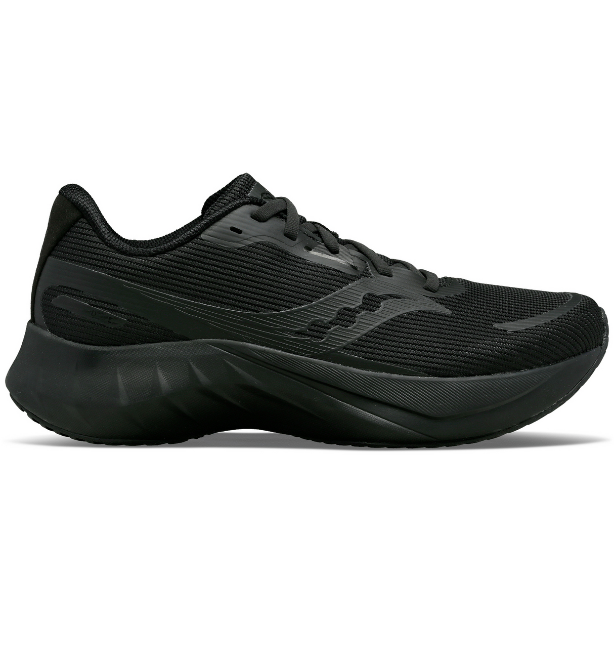 Saucony Mens Tide 2 Sneakers Runners Running Shoes in Triple Black