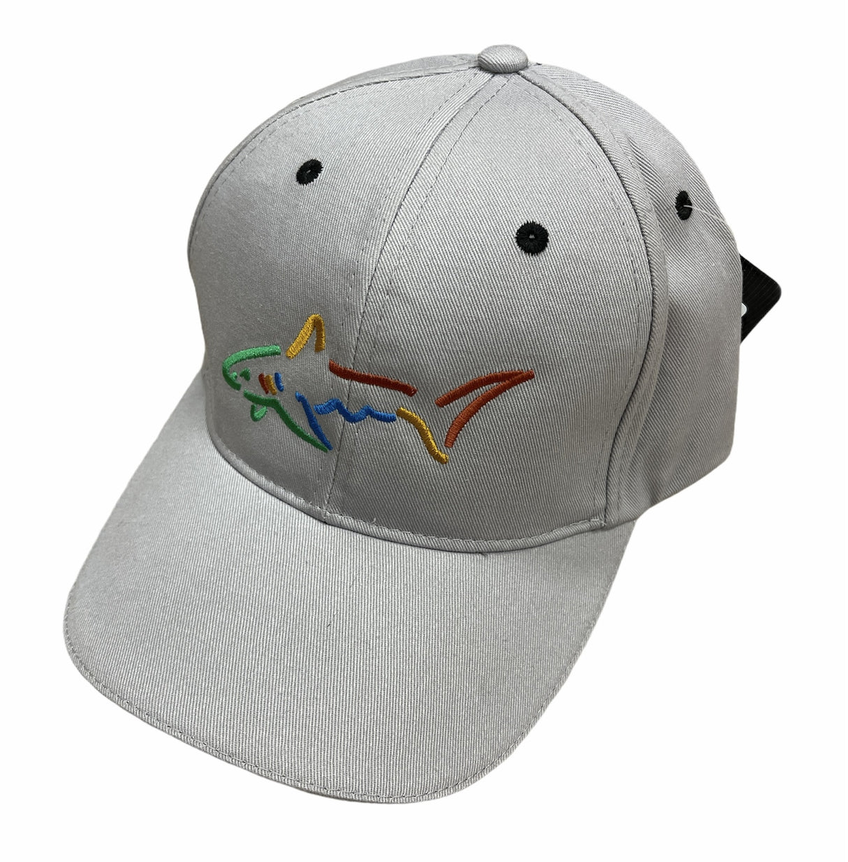GREG NORMAN Cotton Golf Baseball Cap Hat Adjustable - Grey (One Size)