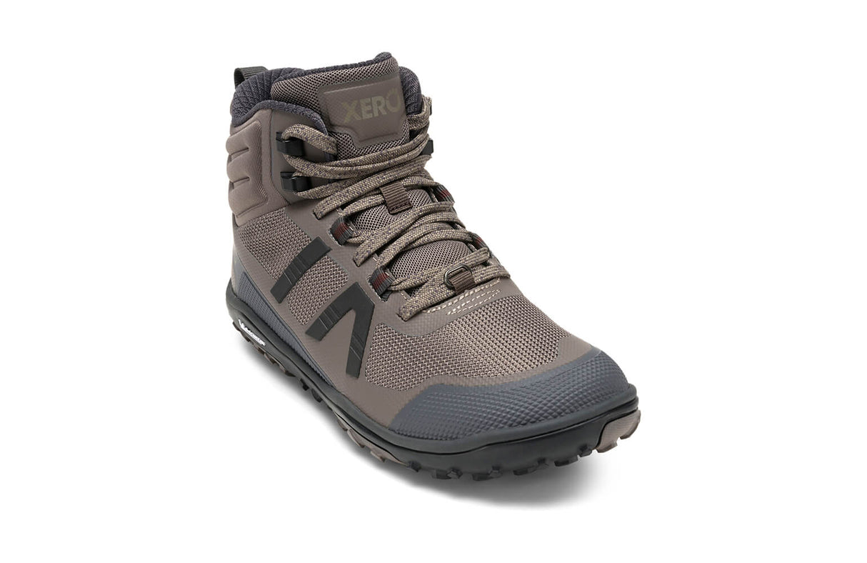 Xero Womens Scrambler Mid II Barefoot Hiking Boots - Morel (Zero Drop)