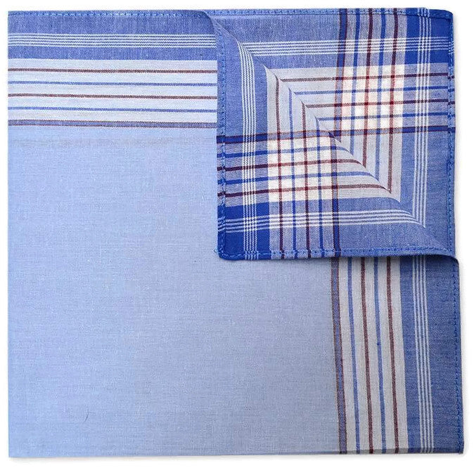 13x Seward Mens Handkerchiefs - 100% Cotton Hankies -Pocket Square