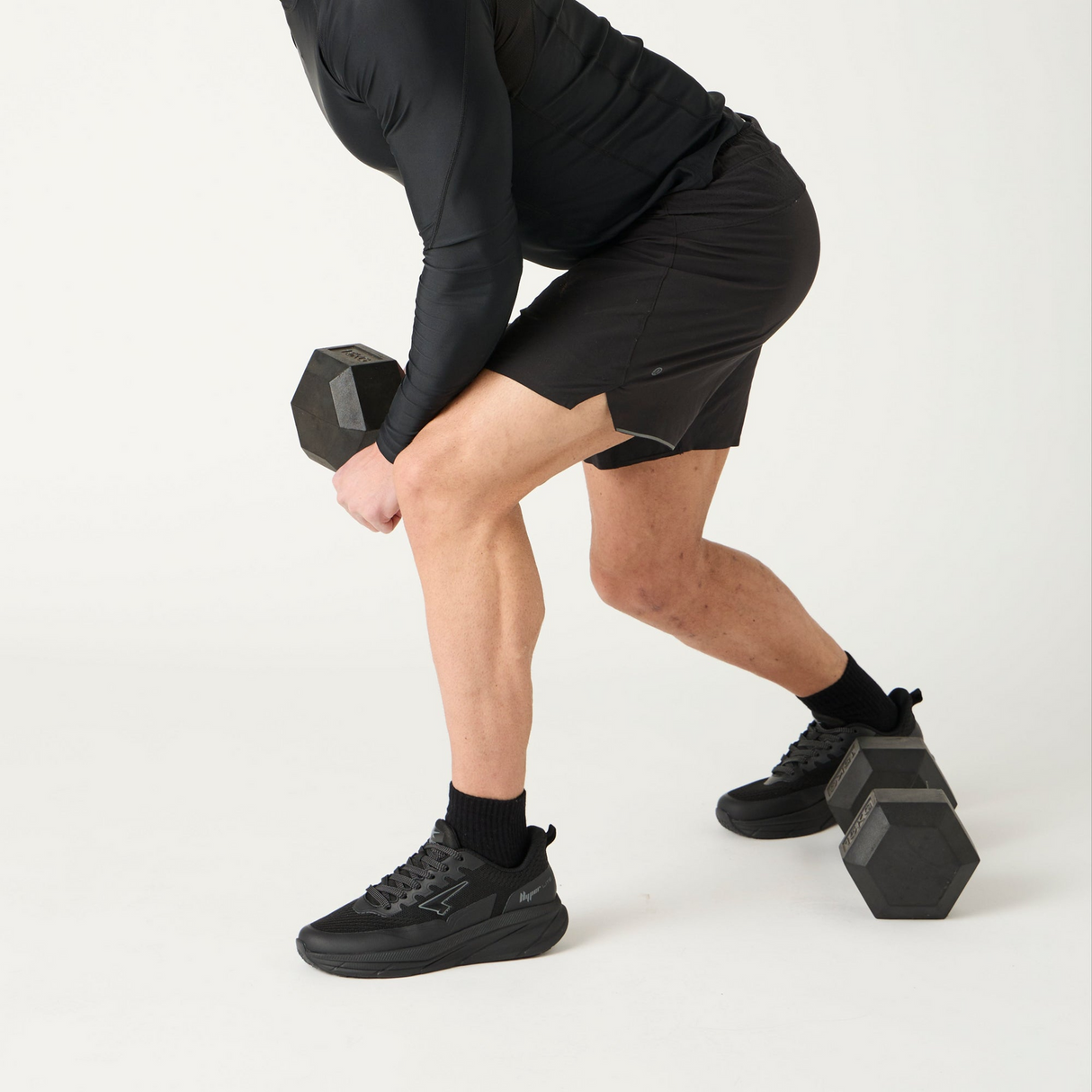 SFIDA Mens Drift Hyper Lite Runners Sneakers Runners Shoes in Black/Black