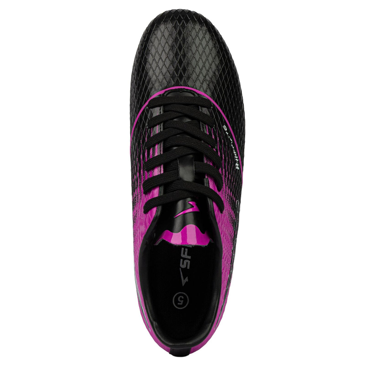 Sfida Equaliser Junior Football Soccer Boots - Black/Purple (Childrens/ Kids)