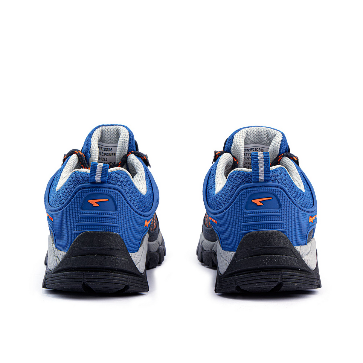 SFIDA Pioneer Boys Outdoor Hiking Outdoor Kids Shoes Sneakers in Navy/Royal/Orange