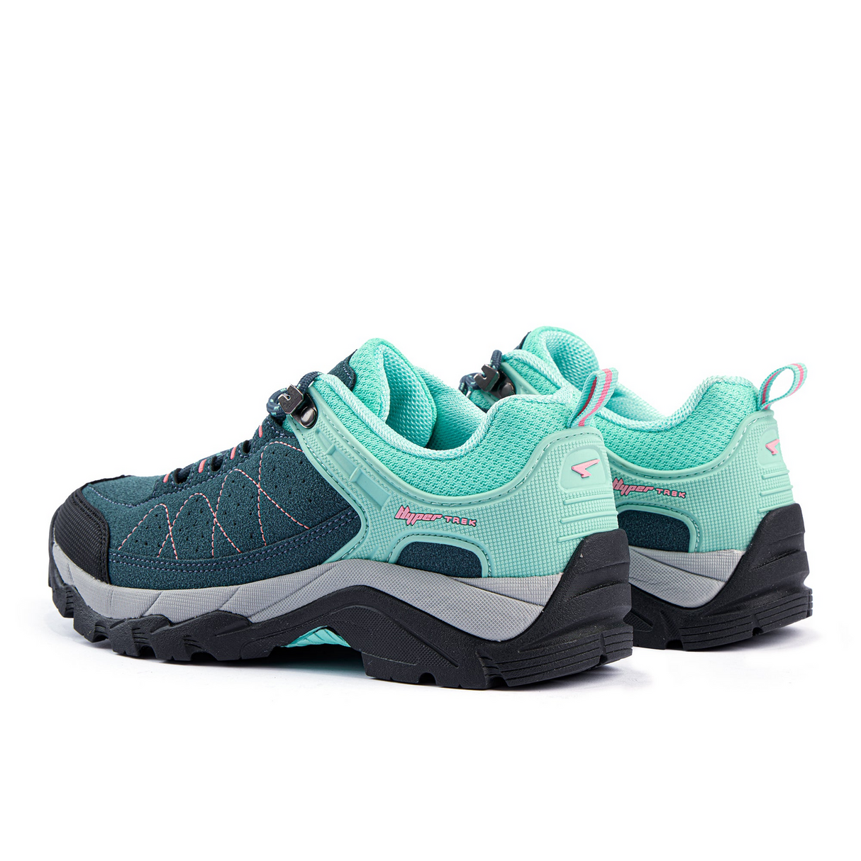 SFIDA Pioneer Girls Outdoor Hiking Outdoor Shoes in Denim/Mint/Pink