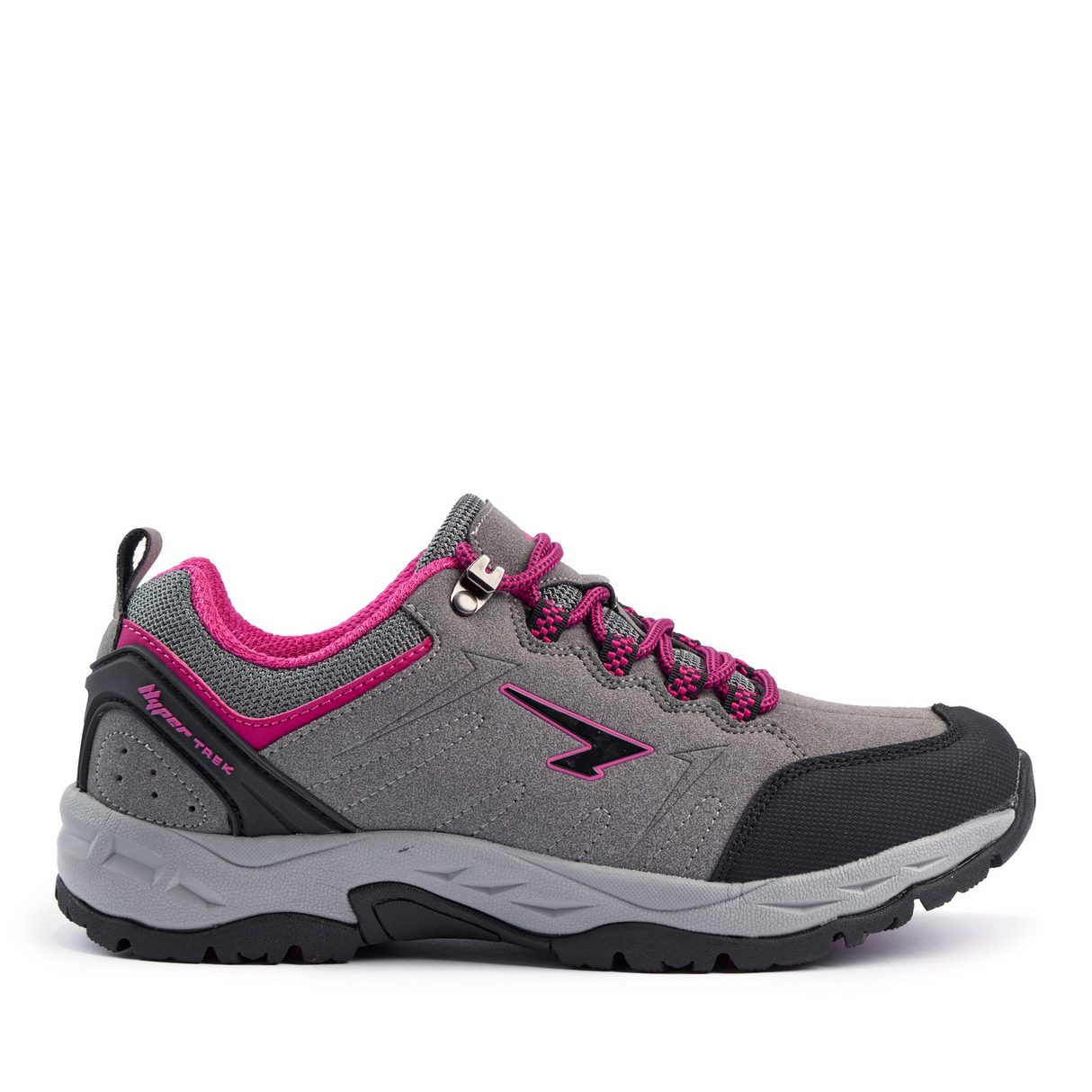 SFIDA Voyage Womens Outdoor Walker Hiking Shoes Walking Sneakers in Grey/Berry/Black