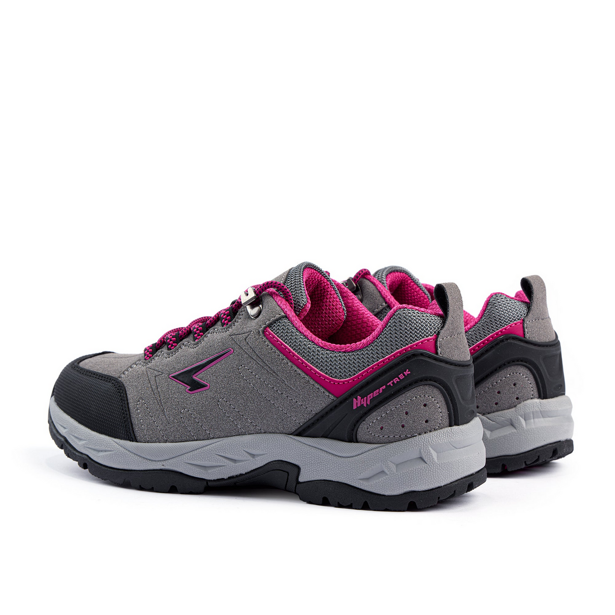 SFIDA Voyage Womens Outdoor Walker Hiking Shoes Walking Sneakers in Grey/Berry/Black