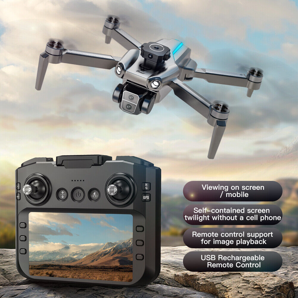 Remote Controlled Smart Drone w/ HD Camera Wi-Fi, FPV & GPS Quadcopter - SG109 MAX