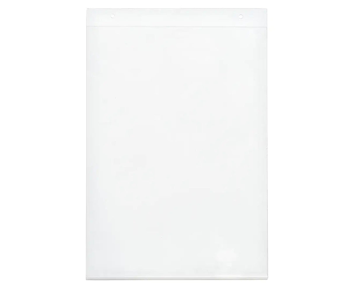 3x Sandleford A4 Wall-Mounted Sign Holder Bulk Pack - Clear Portrait (21.3x4x32.3cm)