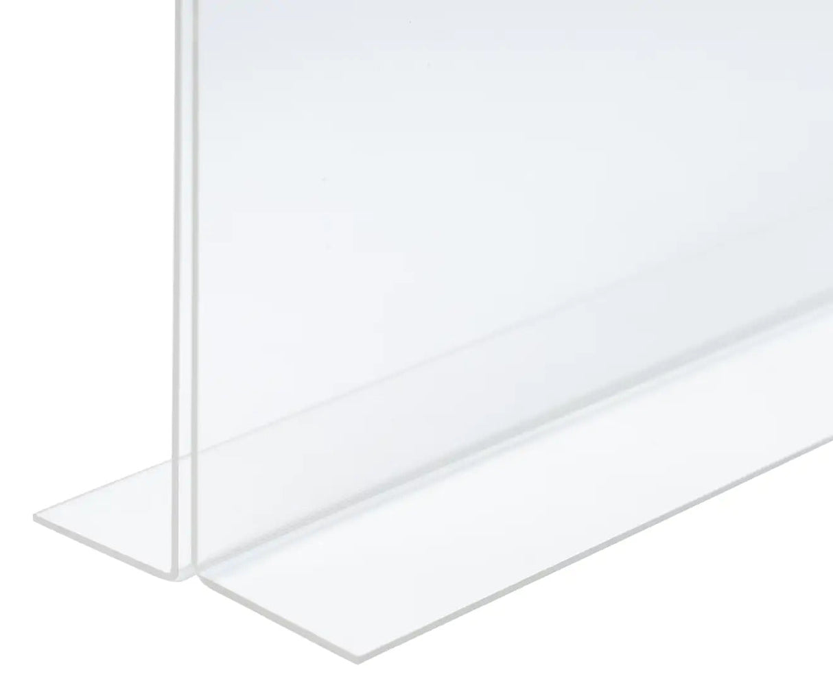 3x Sandleford Double Sided Sign Holder Bulk Pack - T-Shape A4 Protection for Menus/Tickets/Signs