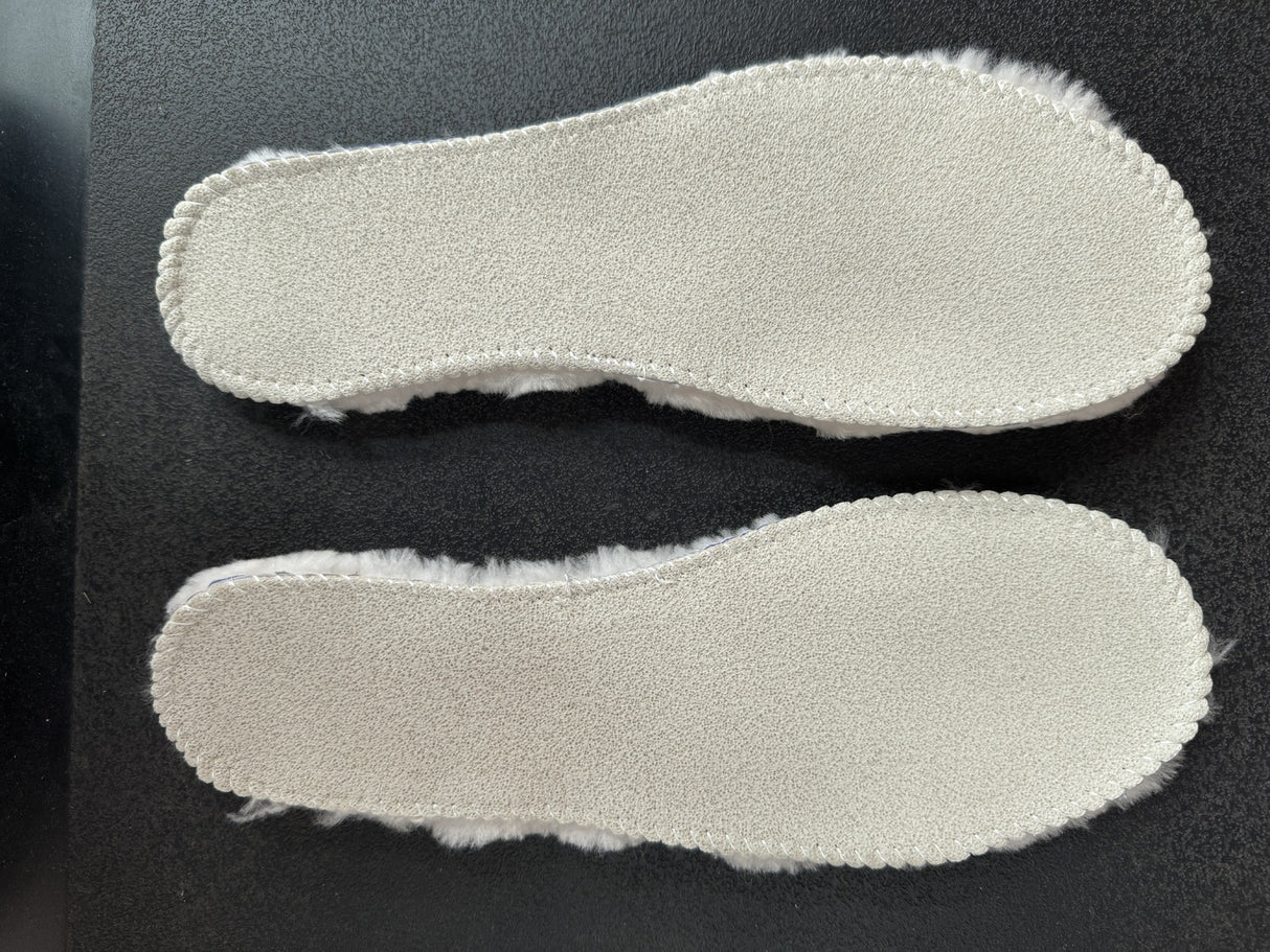 Australian Sheepskin Insoles for UGG Boots Slippers Shoes Flexible Warm & Soft - Cream