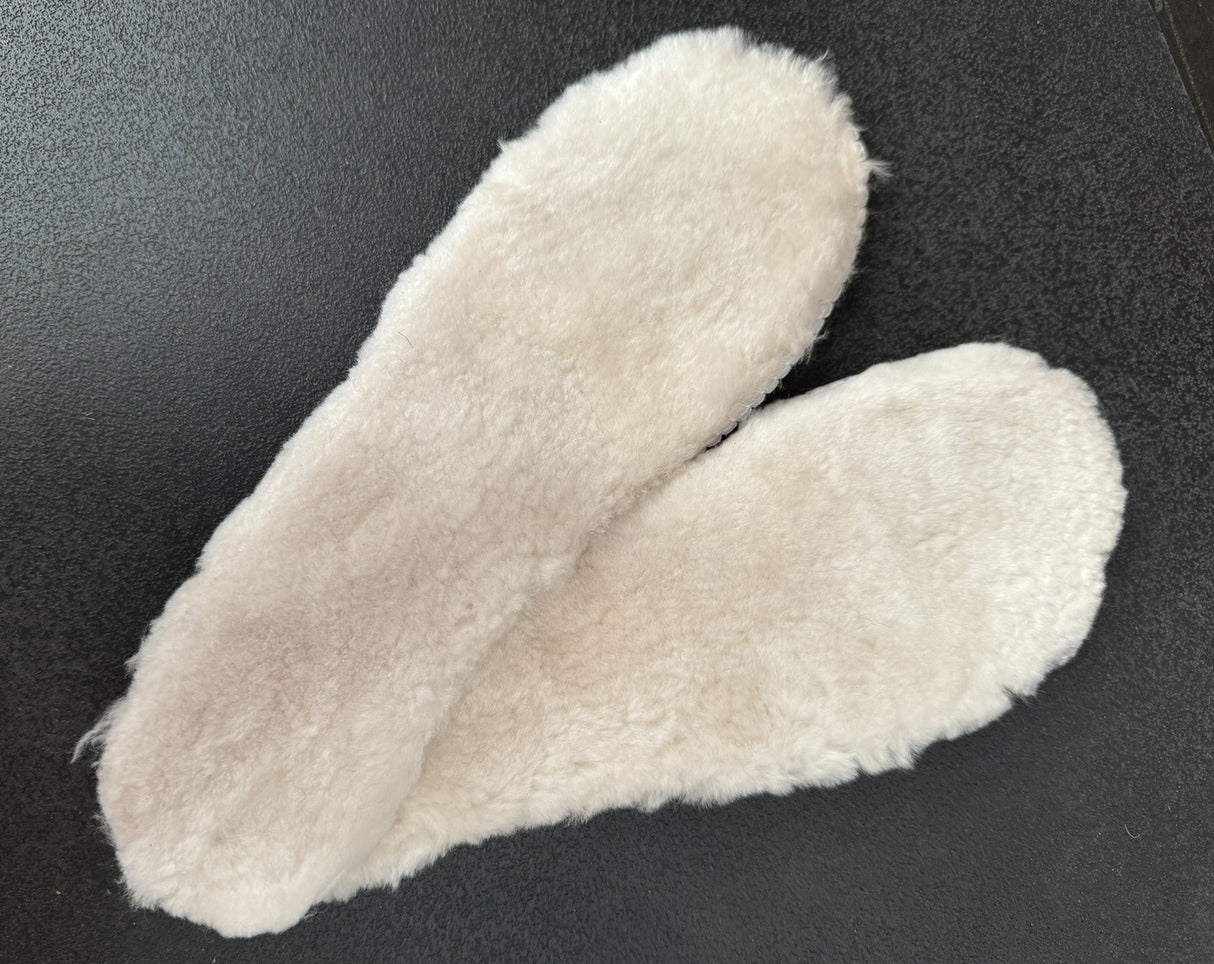 Australian Sheepskin Insoles for UGG Boots Slippers Shoes Flexible Warm & Soft - Cream