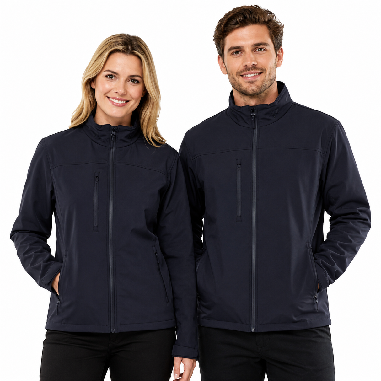 100% Waterproof Unisex Fleece Lined "Hotham" Jacket Warm Winter in Midnight